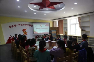 江蘇省海安市城南實驗小學開展規范少先隊組織文化標識標志活動
