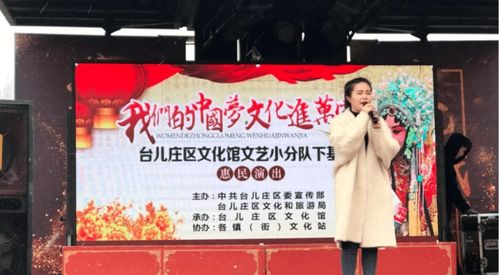 公共文化服務效能再提升 文化生活日益豐富中,臺兒莊區文化惠民在行動